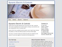 Tablet Screenshot of dynamic-electric.net